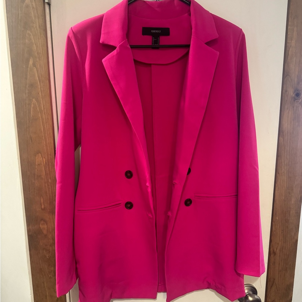 Barbie pink oversized blazer - size small